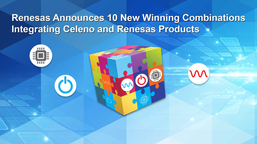 Renesas annonce 10 nouvelles combinaisons gagnantes intégrant les produits Celeno et Renesas